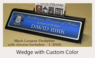 Wedge with Custom Color