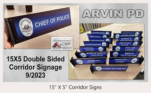 15" X 5" Corridor Signs
